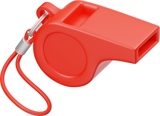 Whistle 3D Icon